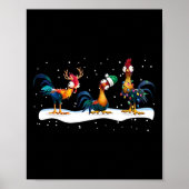 Hei Hei Kip Kerst - Uni Poster (Voorkant)