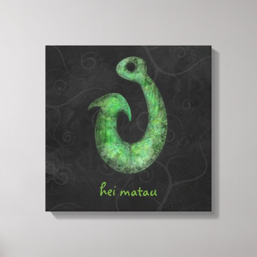 Hei Matau - Canvas Afdruk (Voorkant)