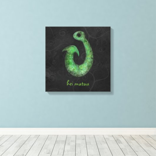 Hei Matau - Canvas Afdruk (Insitu (Houten vloer))