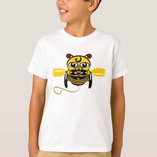 Hei Tiki Bee Speelgoed Kiwiana T-shirt (Voorkant)