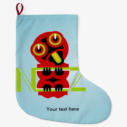 Hei Tiki Grote Kerstsok (Voorkant)