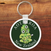 Hei Tiki New Zealand KEY RING Sleutelhanger (Voorkant)