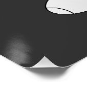 Hei Tiki speelt rode ukulele Perfect Poster (Hoek)