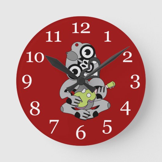 Hei Tiki speelt ukelele Ronde Klok (Voorkant)