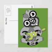 Hei Tiki Ukulele Aotearoa-Briefkaart Briefkaart (Voorkant / Achterkant)