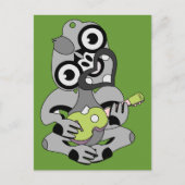 Hei Tiki Ukulele Aotearoa-Briefkaart Briefkaart (Voorkant)