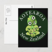 Hei Tiki Ukulele Aotearoa-Briefkaart Briefkaart (Voorkant / Achterkant)