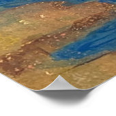 Heian Courtyard Scene: Tales from a Gilded Scroll Poster (Hoek)