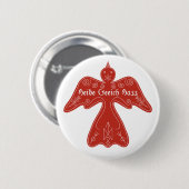 Heide Geeich Hass Knop Ronde Button 5,7 Cm (Voorkant /achterkant)