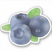Heidelbeeren Sticker (Voorkant)