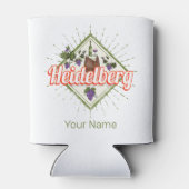 Heidelberg am Neckar Germany Retro Wine  Blikjeskoeler (Achterkant)