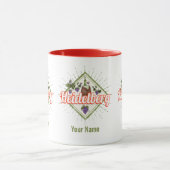 Heidelberg am Neckar Germany Retro Wine  Mok (Midden)