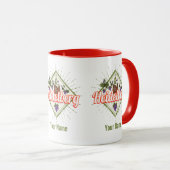 Heidelberg am Neckar Germany Retro Wine  Mok (Voorkant rechts)