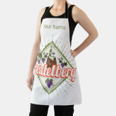 Heidelberg am Neckar Germany Retro Wine  Schort (Insitu)