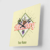 Heidelberg am Neckar Germany Retro Wine  Vierkante Klok (Hoek)