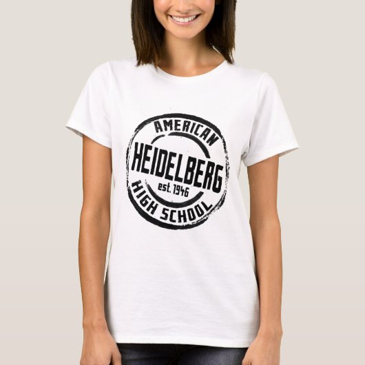 Heidelberg American High School Stamp A004 T-shirt (Voorkant)