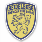 Heidelberg American High School Sticker (Voorkant)