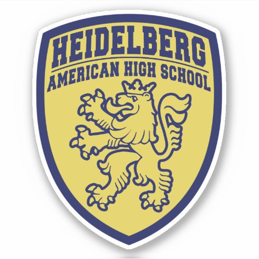 Heidelberg American High School Sticker (Voorkant)