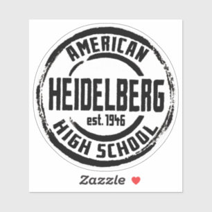 Heidelberg American High School Vinyl Sticker