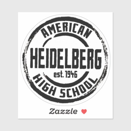 Heidelberg American High School Vinyl Sticker (Vel)