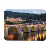 Heidelberg bij avondlicht magneet (Horizontaal)