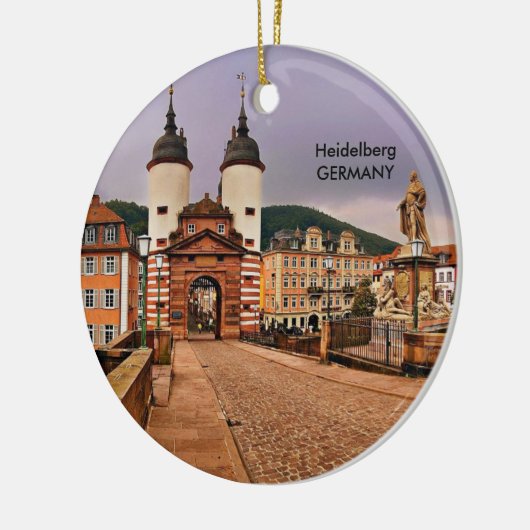HEIDELBERG, BRIDGEGATE KERAMISCH ORNAMENT (Links)