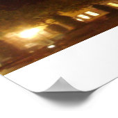 Heidelberg Castle bij nacht Poster (Hoek)