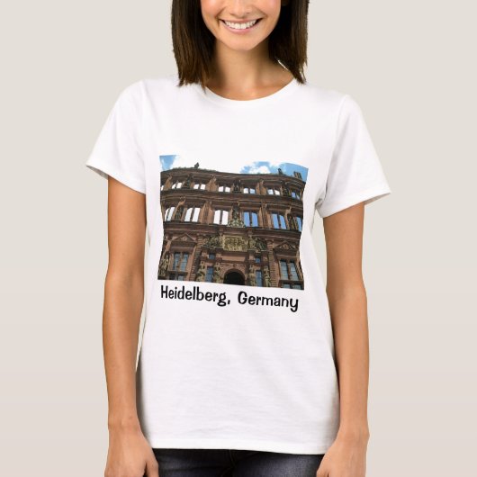 Heidelberg Castle damesshirt T-shirt (Voorkant)