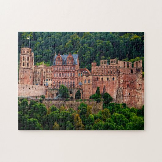 Heidelberg Castle Duitsland. Legpuzzel (Horizontaal)