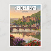 Heidelberg Castle Duitsland Reizen Briefkaart (Voorkant)