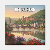 Heidelberg Castle Duitsland Reizen Magneet (Voorkant)