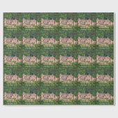 Heidelberg Castle in het Duits en Duits Gezegde Cadeaupapier (Vlak)