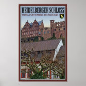 Heidelberg - Castle van onder Poster (Voorkant)