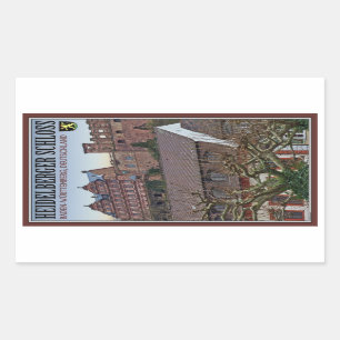 Heidelberg - Castle van onder Rechthoekige Sticker