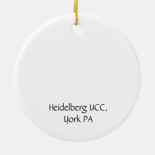 Heidelberg Christmas Wish ornament (Achterkant)