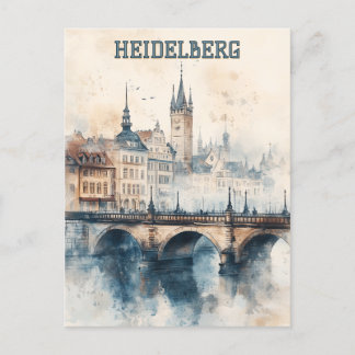 Heidelberg Duitse Reizen Briefkaart