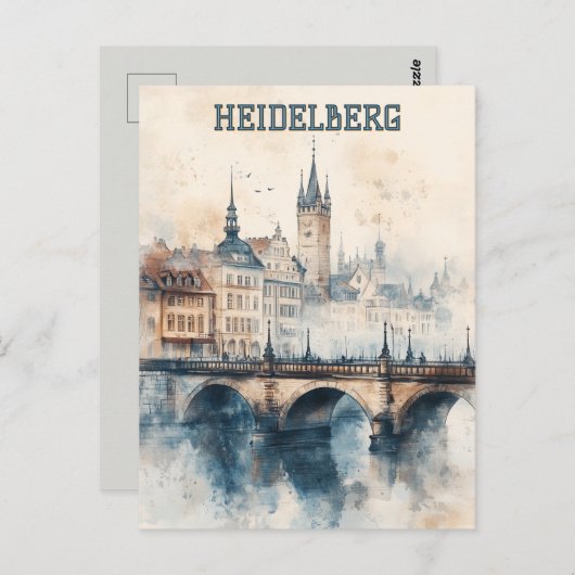 Heidelberg Duitse Reizen Briefkaart