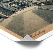 HEIDELBERG DUITSLAND 1900 BRIEFKAART ART PRINT (Hoek)