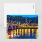 Heidelberg, Duitsland Briefkaart (Voorkant / Achterkant)
