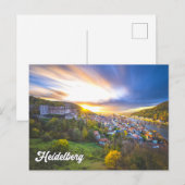Heidelberg, Duitsland Briefkaart (Voorkant / Achterkant)