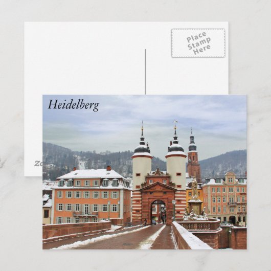 Heidelberg, Duitsland Briefkaart (Voorkant / Achterkant)