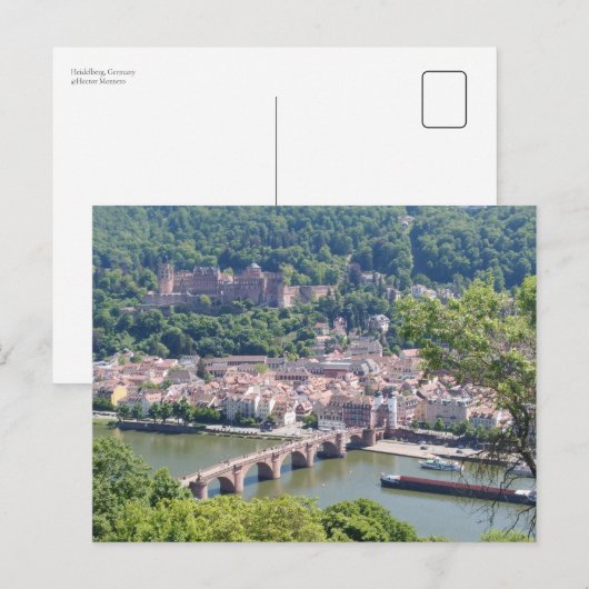Heidelberg, Duitsland Briefkaart (Voorkant / Achterkant)