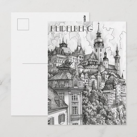 Heidelberg Duitsland Briefkaart (Voorkant / Achterkant)