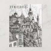 Heidelberg Duitsland Briefkaart (Voorkant)