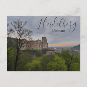 Heidelberg Duitsland Briefkaart met Castle