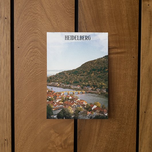 Heidelberg Duitsland City Uitzicht Briefkaart