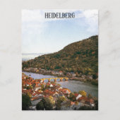 Heidelberg Duitsland City Uitzicht Briefkaart (Voorkant)