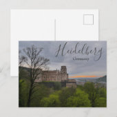 Heidelberg Duitsland Kasteel Briefkaart (Voorkant / Achterkant)