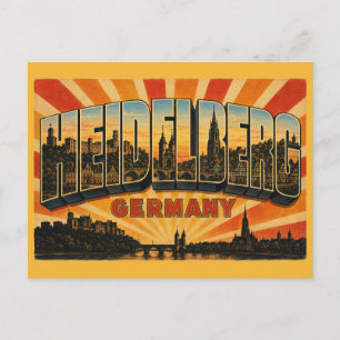 Heidelberg Duitsland Kasteel Briefkaart