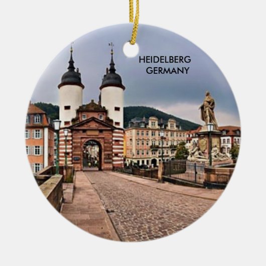 HEIDELBERG DUITSLAND KERAMISCH ORNAMENT (Voorkant)